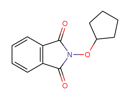 Molecular Structure of 54224-24-7 (2-(cyclopentyloxy)-1H-isoindole-1,3(2H)-dione)