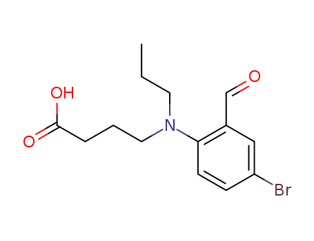 Butanoic acid, 4-[(4-bromo-2-formylphenyl)propylamino]-