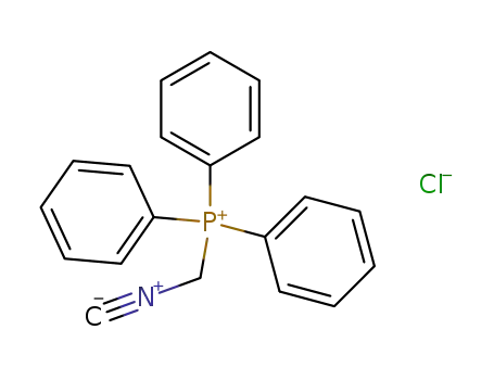 Molecular Structure of 99128-10-6 (Phosphonium, (isocyanomethyl)triphenyl-, chloride)