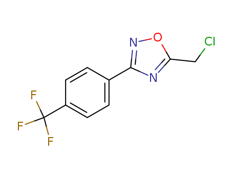 5-Chloromethyl-3-(4-(trifluoromethyl)phenyl)-[1,2,4]oxadiazole