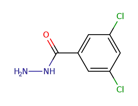 Molecular Structure of 62899-78-9 (3,5-DICHLOROBENZHYDRAZIDE)