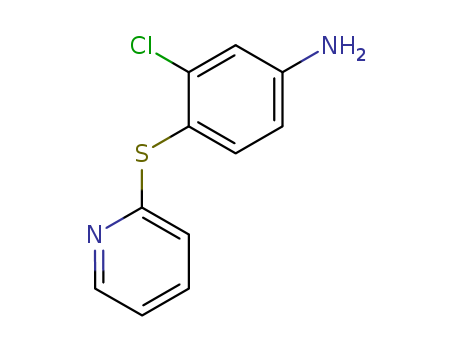 BENZENAMINE, 3-CHLORO-4-(2-PYRIDINYLTHIO)-