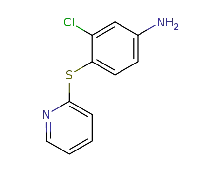 BENZENAMINE, 3-CHLORO-4-(2-PYRIDINYLTHIO)-