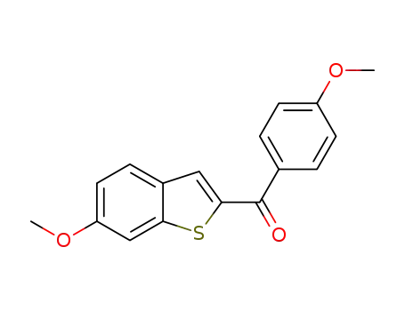 (6-methoxybenzo[b]thiophen-2-yl)(4-methoxyphenyl)methanone