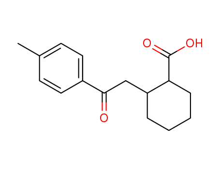 cis-2-[2-(4-methylphenyl )-2-oxoethyl ]cyclohexane -1-carboxylic acid