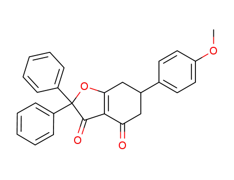 2,2-diphenyl-6-(p-methoxyphenyl)-6,7-dihydrobenzofuran-3,4(2H,5H)-dione