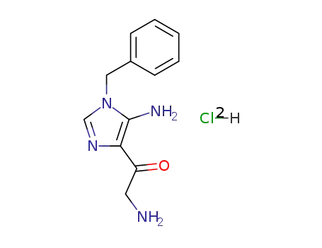 2-AMINO-1-[5-AMINO-1-(PHENYLMETHYL)-1H-IMIDAZOL-4-YL] ETHANONE