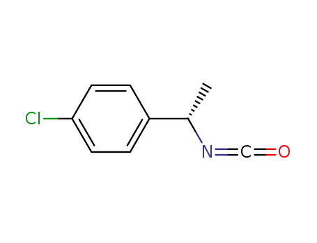 Molecular Structure of 745783-71-5 ((R)-(+)-1-(4-CHLOROPHENYL)ETHYL ISOCYANATE)