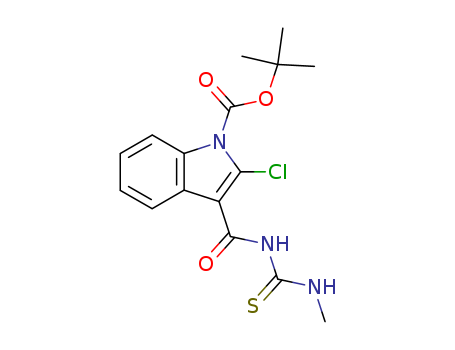 1H-Indole-1-carboxylic acid,  2-chloro-3-[[[(methylamino)thioxomethyl]amino]carbonyl]-,  1,1-dimethylethyl ester