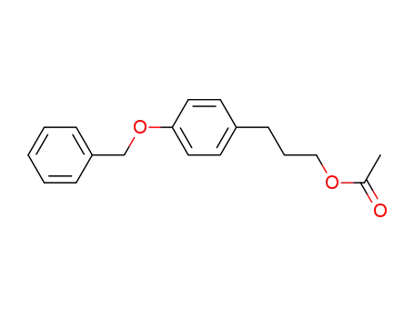 Benzenepropanol, 4-(phenylmethoxy)-, acetate