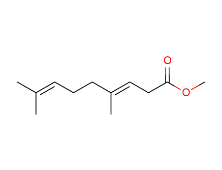 Molecular Structure of 56051-73-1 ((E)-4,8-Dimethyl-3,7-nonadienoic acid methyl ester)