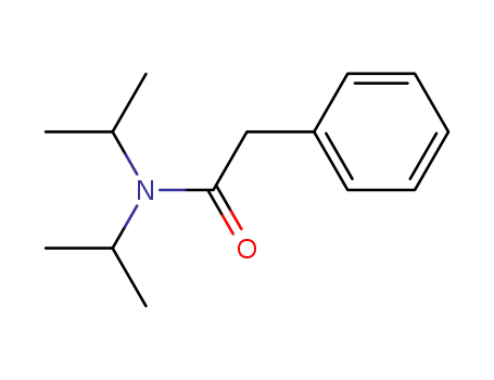 Molecular Structure of 34251-46-2 (N,N-Bis(1-methylethyl)benzeneacetamide)