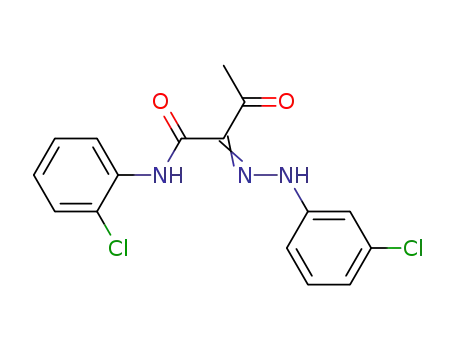 N-(2-Chloro-phenyl)-2-[(3-chloro-phenyl)-hydrazono]-3-oxo-butyramide