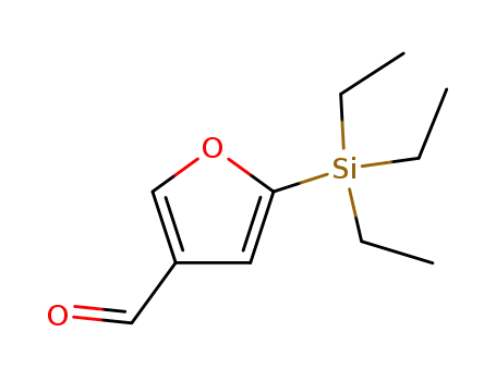 3-Furancarboxaldehyde, 5-(triethylsilyl)-