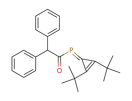 Molecular Structure of 136546-24-2 (Phosphine,
[2,3-bis(1,1-dimethylethyl)-2-cyclopropen-1-ylidene](diphenylacetyl)-)