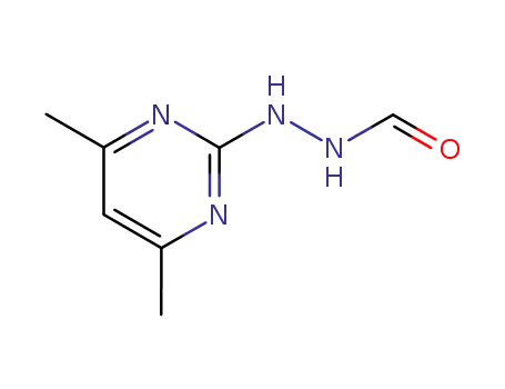 formic acid-[<i>N</i>'-(4,6-dimethyl-pyrimidin-2-yl)-hydrazide]