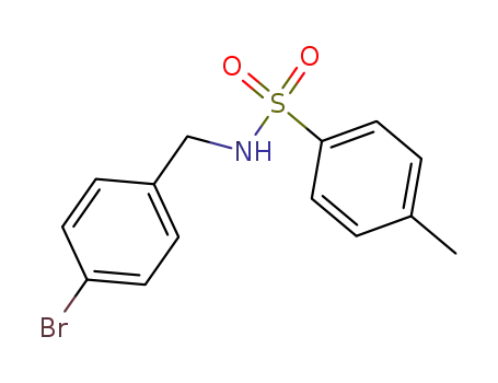 Molecular Structure of 10504-96-8 (N-[(4-bromophenyl)methyl]-4-methylbenzenesulfonamide)