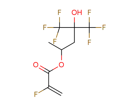 5,5,5-trifluoro-4-hydroxy-4-(trifluoromethyl)pentan-2-yl 2-fluoroacrylate