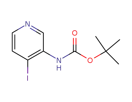 Molecular Structure of 154048-89-2 ((4-IODO-PYRIDIN-3-YL)-CARBAMIC ACID TERT-BUTYL ESTER)