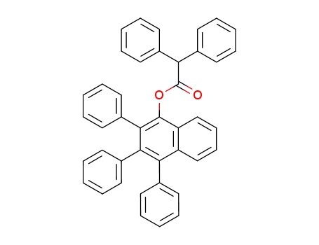 Molecular Structure of 2892-39-9 (Benzeneacetic acid, a-phenyl-, 2,3,4-triphenyl-1-naphthalenyl ester)