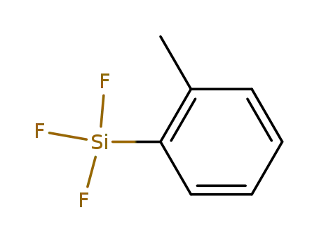 Molecular Structure of 363-86-0 (trifluoro(2-tolyl)silane)