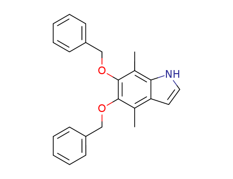 5,6-Bis(benzyloxy)-4,7-dimethylindole