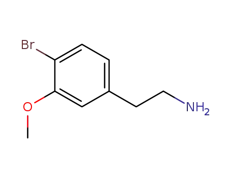Molecular Structure of 113081-51-9 (2-(3-METHOXY-4-BROMOPHENYL)ETHYLAMINE)