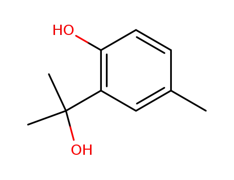Molecular Structure of 78719-73-0 (2-Hydroxy-α,α,5-trimethylbenzyl alcohol)