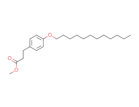 methyl 3-(4-(dodecyl-1-oxy)phenyl)propanoate