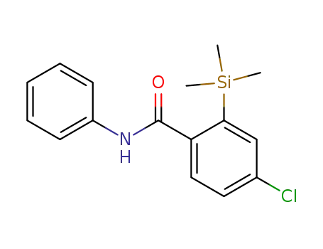 Molecular Structure of 146516-72-5 (4-chloro-2-trimethylsilyl-benzanilide)