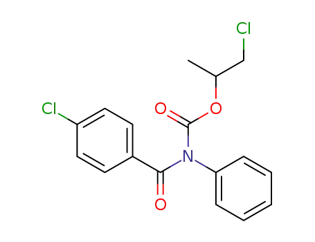 (4-Chloro-benzoyl)-phenyl-carbamic acid 2-chloro-1-methyl-ethyl ester