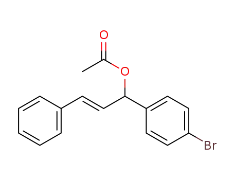 Benzenemethanol, 4-bromo-a-(2-phenylethenyl)-, acetate