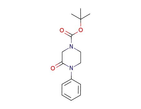 Molecular Structure of 845973-49-1 (1-Piperazinecarboxylic acid, 3-oxo-4-phenyl-, 1,1-dimethylethyl ester)