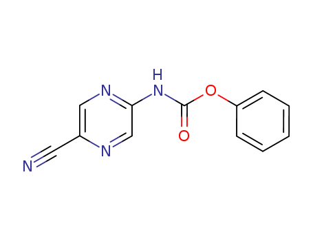 phenyl 5-cyanopyrazin-2-ylcarbamate