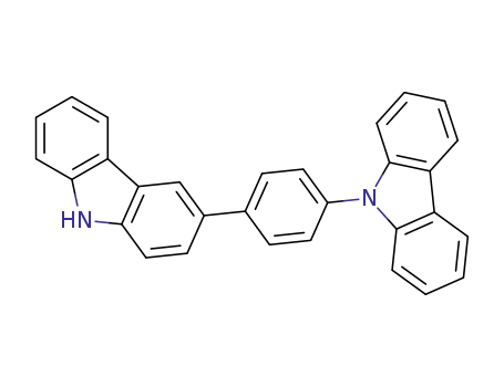 Molecular Structure of 1060735-25-2 (3-(4-(9H-carbazol-9-yl)phenyl)-9H-carbazole)