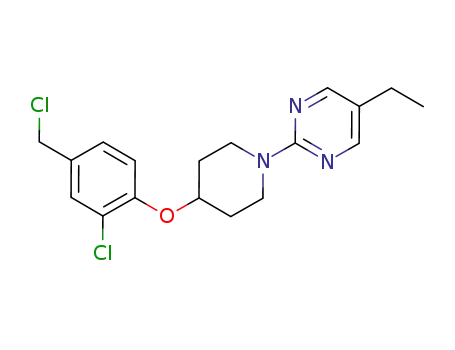 2-(4-(2-chloro-4-(chloromethyl)phenoxy)piperidin-1-yl)-5-ethylpyrimidine