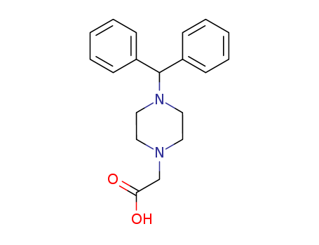 2-(4-benzhydrylpiperazin-1-yl)acetic acid