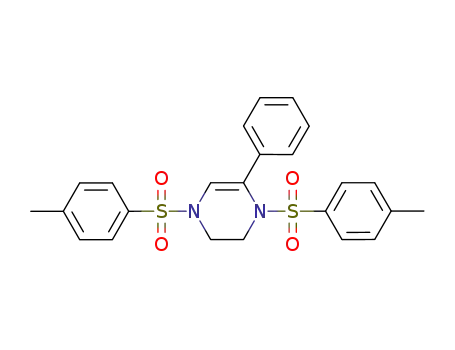 Molecular Structure of 1008757-03-6 (5-phenyl-1,4-di(p-toluenesulfonyl)-1,2,3,4-tetrahydropyrazine)