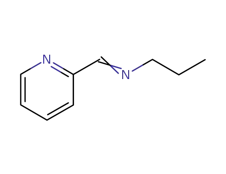 Molecular Structure of 4206-52-4 (1-Propanamine, N-(2-pyridinylmethylene)-)