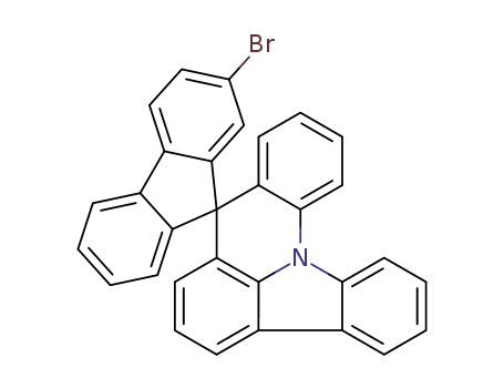 Molecular Structure of 902518-12-1 (2-bromosprio[fluorene-9,8'-indolo[3,2,1-de]acridine])