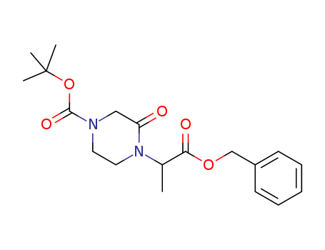 tert-butyl 4-(1-(benzyloxy)-1-oxopropan-2-yl)-3-oxopiperazine-1-carboxylate