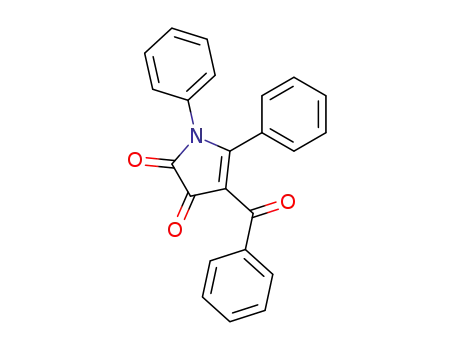 1H-Pyrrole-2,3-dione, 4-benzoyl-1,5-diphenyl-