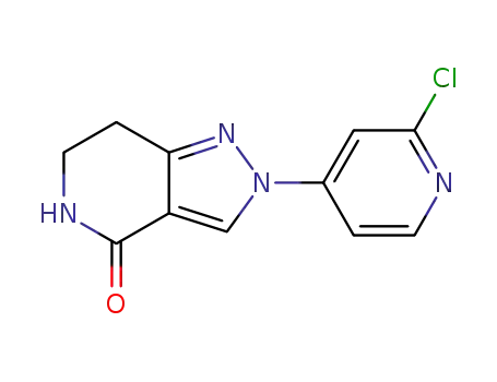 2-(2-chloropyridin-4-yl)-2,5,6,7-tetrahydro-4H-pyrazolo[4,3-c]pyridin-4-one