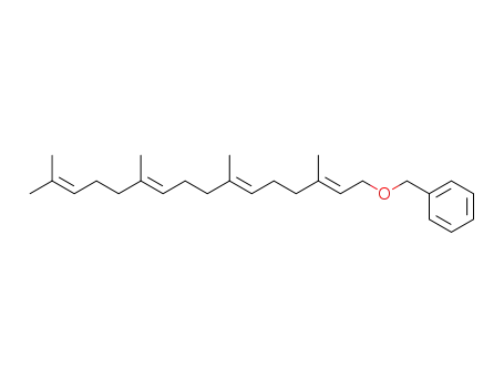Benzene,
[[[(2E,6E,10E)-3,7,11,15-tetramethyl-2,6,10,14-hexadecatetraenyl]oxy]
methyl]-
