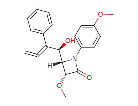 (3R,4S)-4-[(R)-1-hydroxy-2-phenyl-2,3-butadienyl]-3-methoxy-1-(p-methoxyphenyl)-2-azetidinone