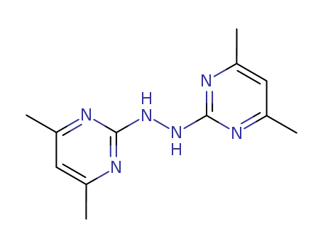 2(1H)-Pyrimidinone,4,6-dimethyl-, (4,6-dimethyl-2-pyrimidinyl)hydrazone (9CI)