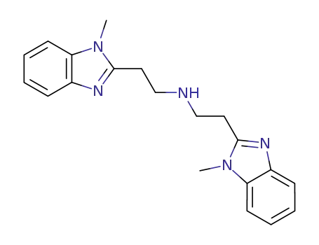 Molecular Structure of 131296-87-2 (N,N-bis<2-(1'-methyl-2'-benzimidazolyl)ethyl>amine)