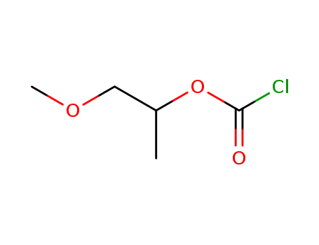 Molecular Structure of 75032-86-9 (1-Methyl-2-methoxyethyl chloroformate)