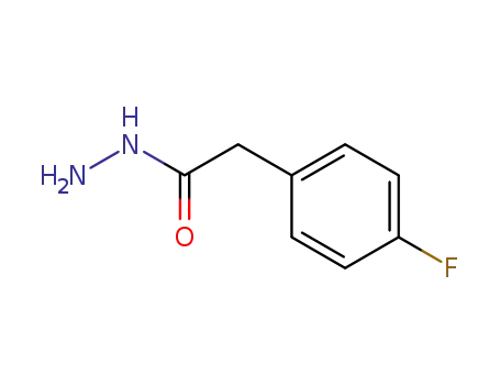 Molecular Structure of 34547-28-9 (4-FLUOROPHENYL ACETIC HYDRAZIDE)