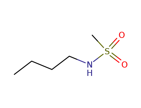 Molecular Structure of 3989-40-0 (Methanesulfonamide, N-butyl-)